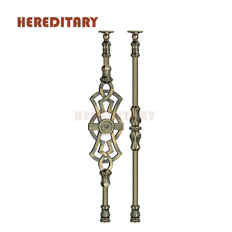 Balcony iron balustrades cast aluminum hand railings designs