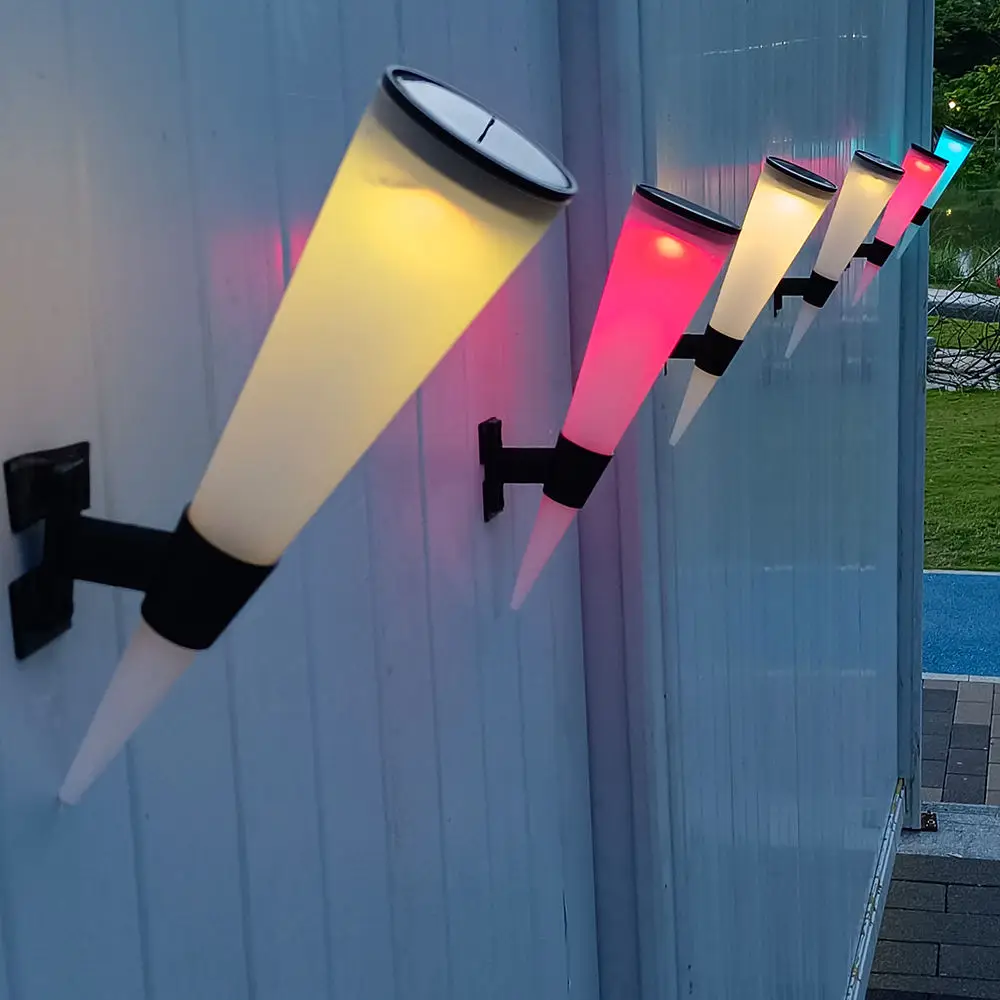 Solar wall mount light Wireless Waterproof Outdoor Solar Wall Lights Outdoor Lights for Front Door Backyard Garage Deck