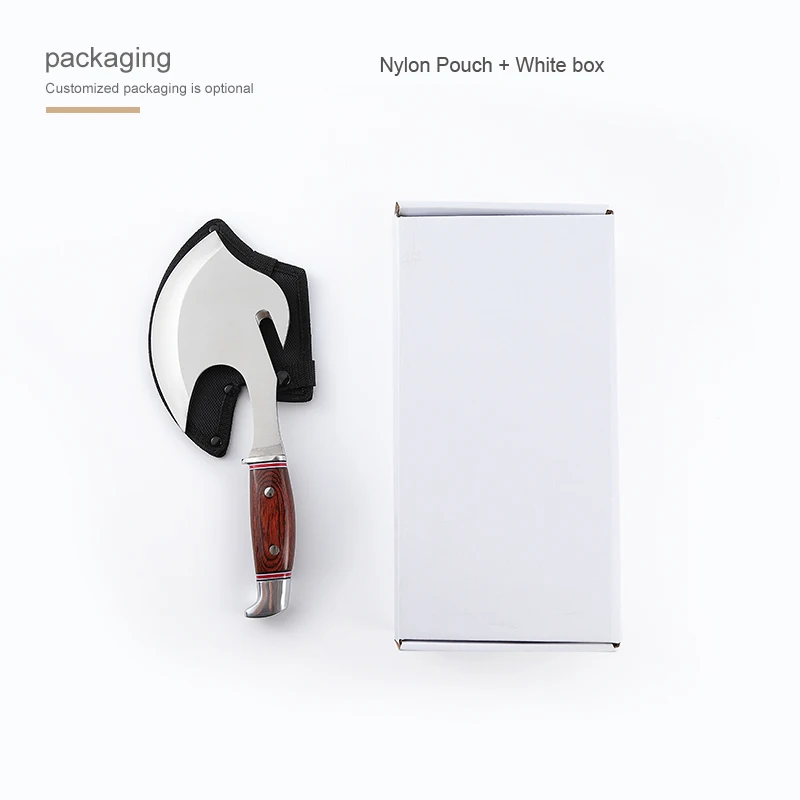 camping Handmade Colorful Wooden Handle Portable Multi functional Outdoor Hunting Survival Camping Wooden Axe Tools in Stock