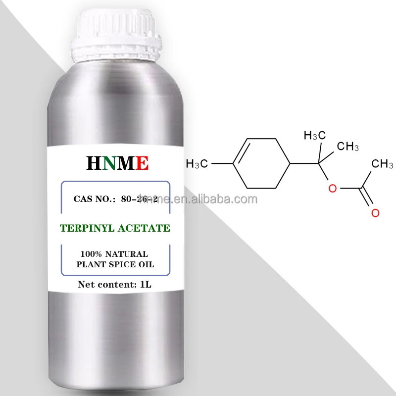 Terpinyl acetate 100% natural plant spice essential oil Top quality Raw material 1L multi-purpose CAS NO. 80-26-2