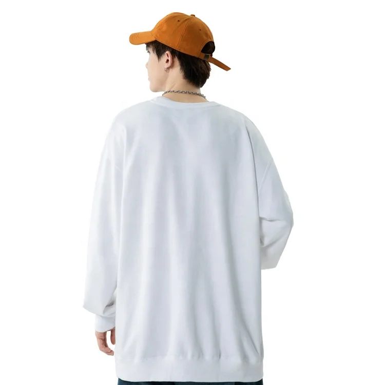 OEM Custom Logo Embroidery Patch Oversize Pullover Drop Shoulder Hoodies Customized for