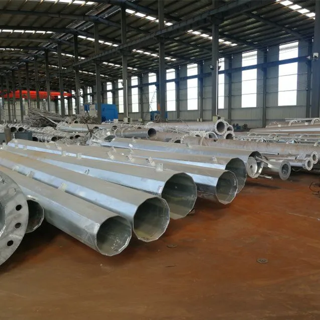 100ft 200ft 20m 30 meter High quality and low price telecom steel monopole Tower and Radio TV Antenna Telecom Tower