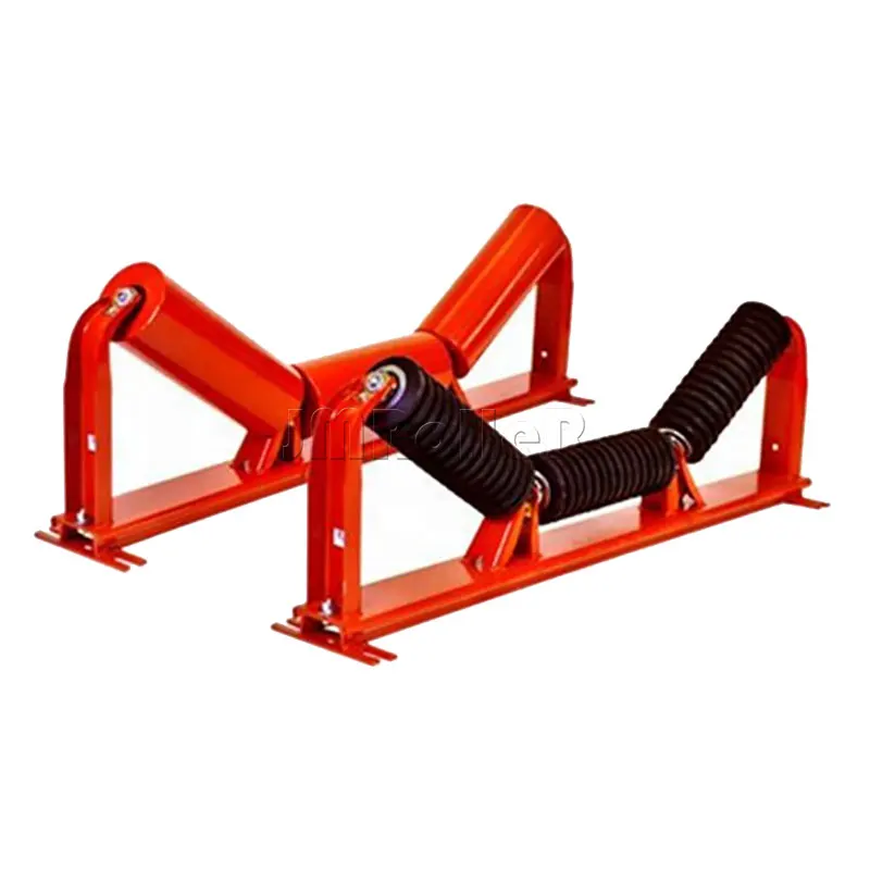 Conveyor Carrying Idler Rollers To Keep Belt Running In Track For Tube Conveyor System
