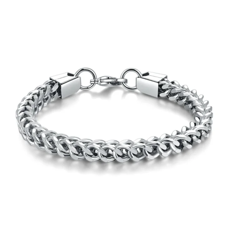 bracelet hand chain for men stainless steel curb chain bracelet stainless steel chain bracelet