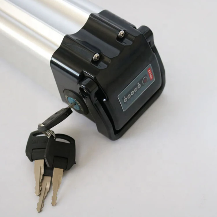 Rechargeable Silver Fish Electric Bicycle Battery Long-life Lithium-ion Battery