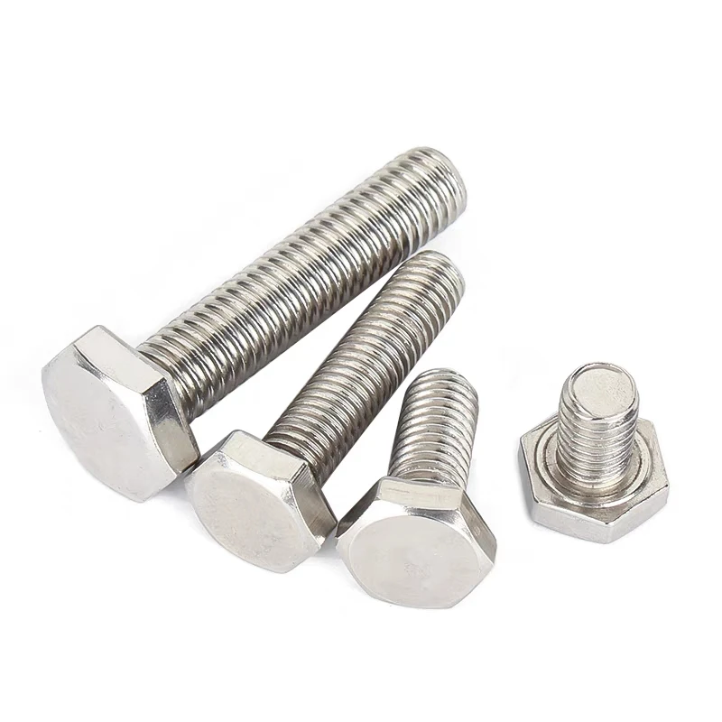 304 ANSI/ASME B18.2.1 Hexagon head bolts 1/4-20*3/8