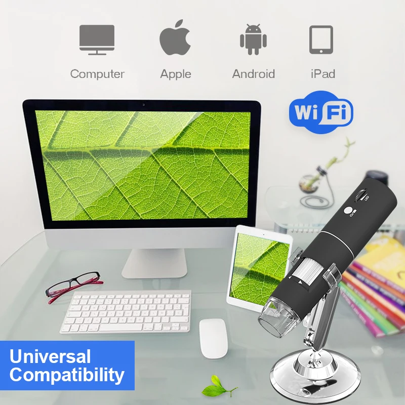 1080p HD-микроскопы с подсветкой 1000 дюймов