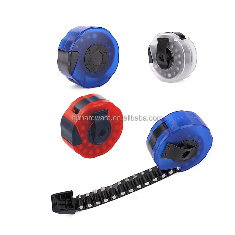 18 PCS Gift Promotion Machine Gun Magazines Round Cartridge Clip Bullet Chain Tape Type Screwdriver Bit Kit Mini Screwdriver Set