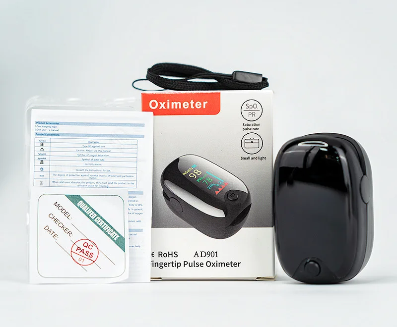 Portable Blood Oxygen Monitor Saturation Finger Sleep Baby Monitoring Handheld Digital Oxy Meter Adult Fingertip Pulse Oxymeters