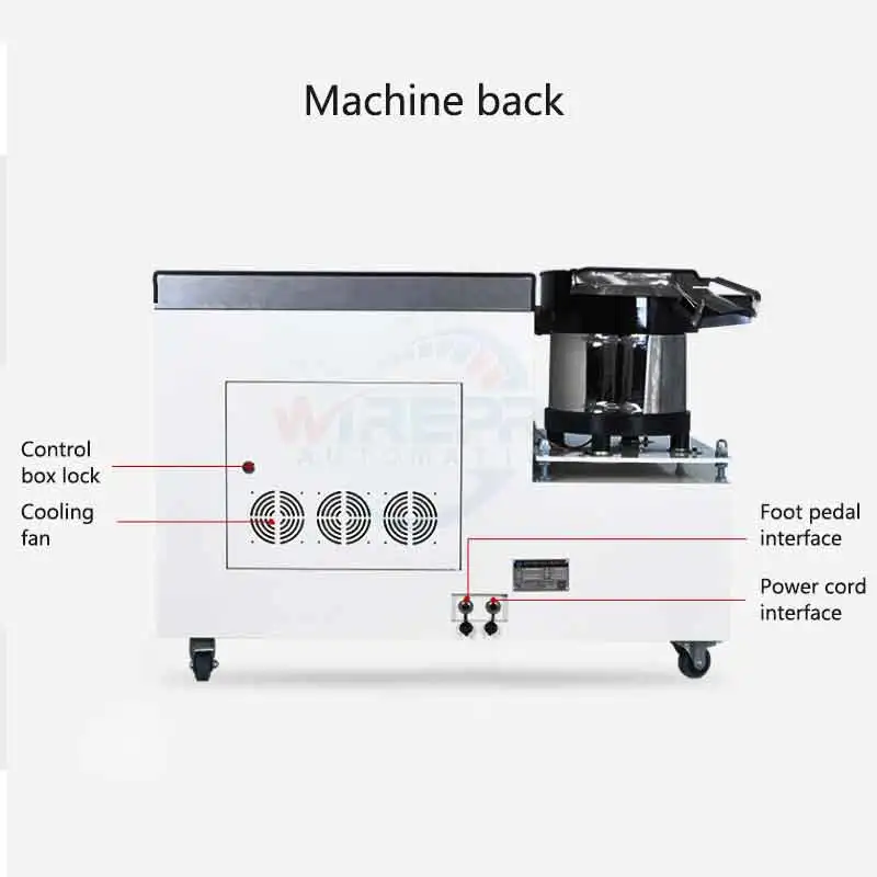 HB-C10 desk type cable roll tie tying nylon cable tie adjustable self locked ties wire harness bundling machine