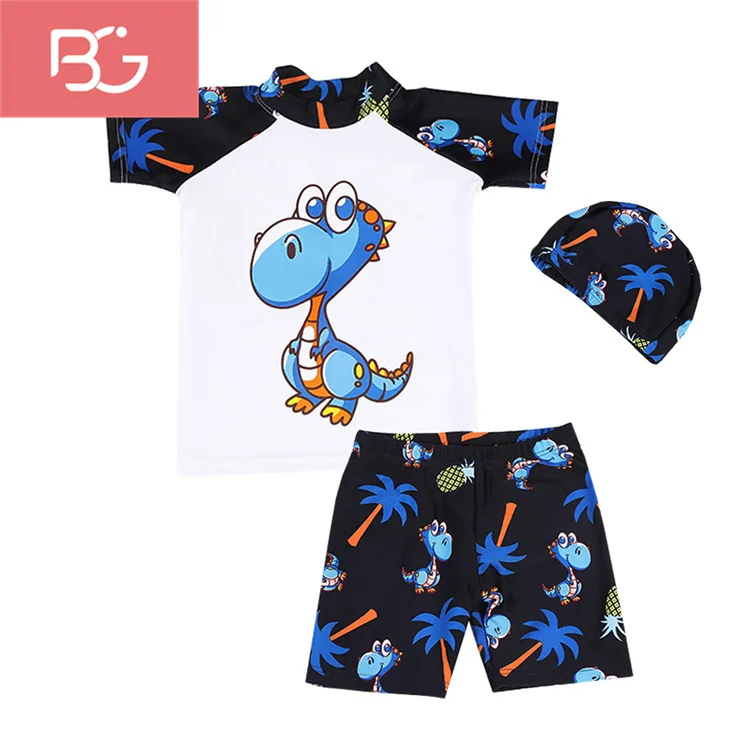 Hot Selling Short sleeve kids Swimwear for boys Two Piece Swimsuit Baby Bathing Suit Swimwear for Little Boys