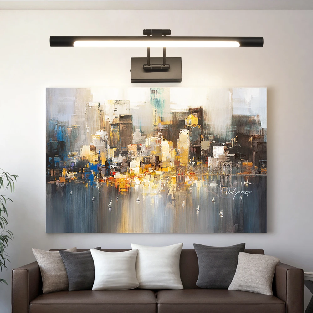 LED Indoor Wall Sconce 8W Antique Brass LED Picture Light For Hotel 100-240V Bathroom Lighting Vanity Mirror Lights For Bathroom