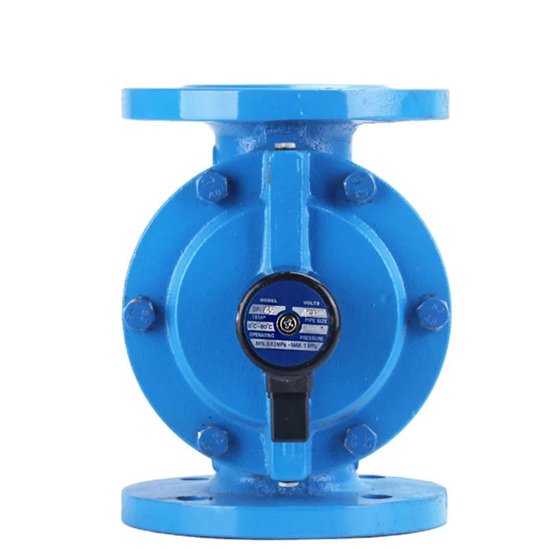 DF100 4 inch IP 65 normally closed water cast iron Flange Solenoid Valve