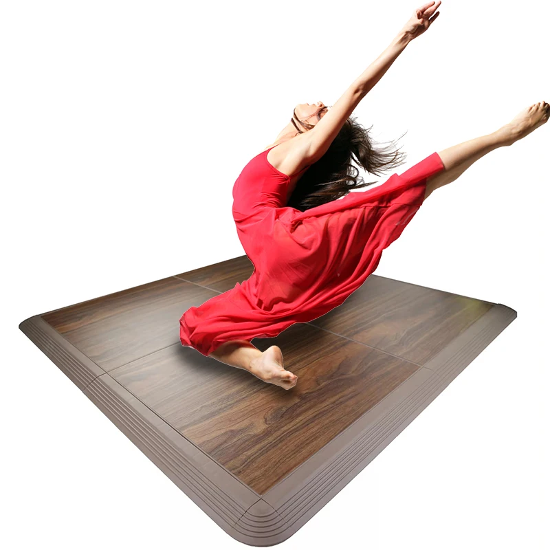 Оптовая продажа водонепроницаемый открытый 3d ПВХ современный Крытый виниловый пол края белый портативный свадебный танцпол