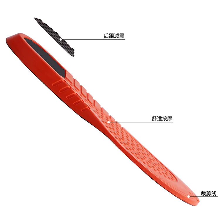 Factory Direct High Quality pu sports shock-absorbing insoles Arch Support Tailored Full Cushion Comfortable feet insol