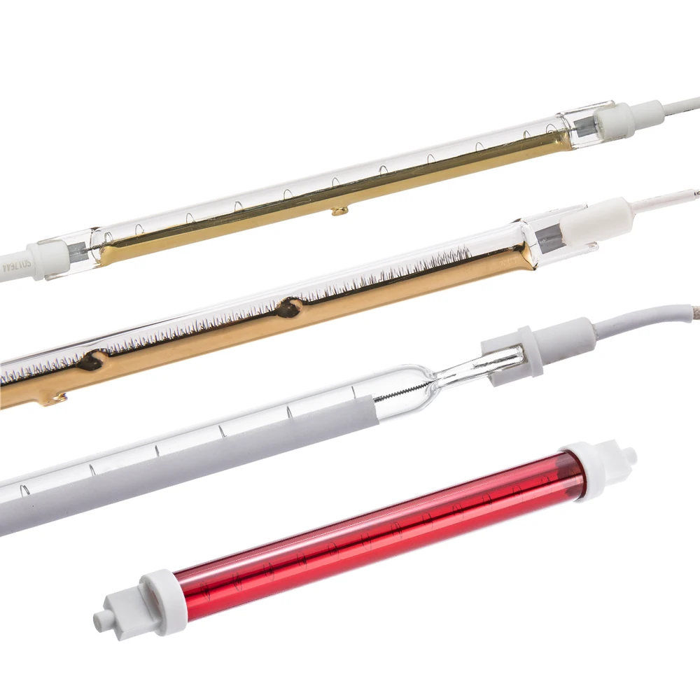 ODM quartz tube halogen Single tube short wave straight infrared heat lamp