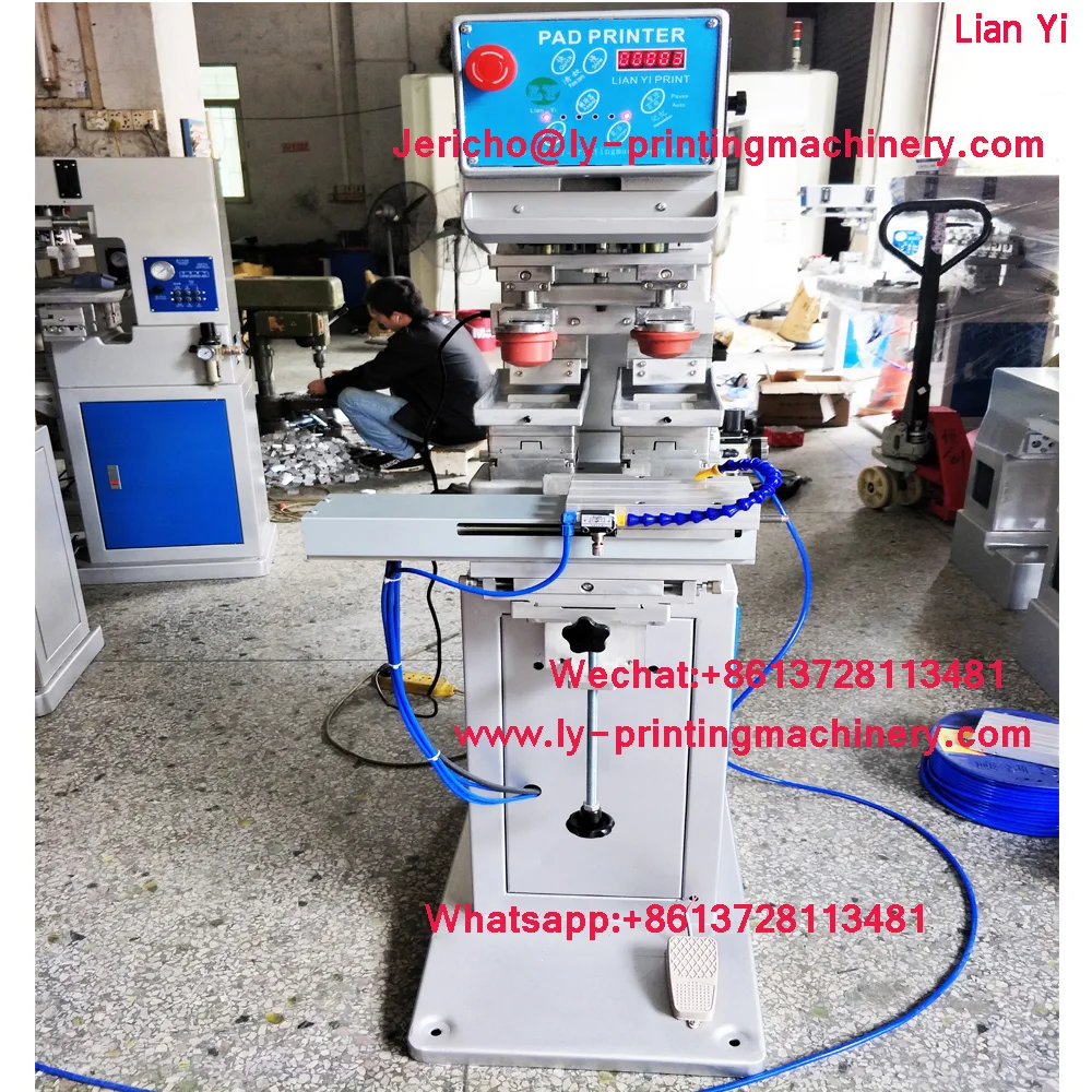 Машина для печати логотипов очков оправ 2 цветных