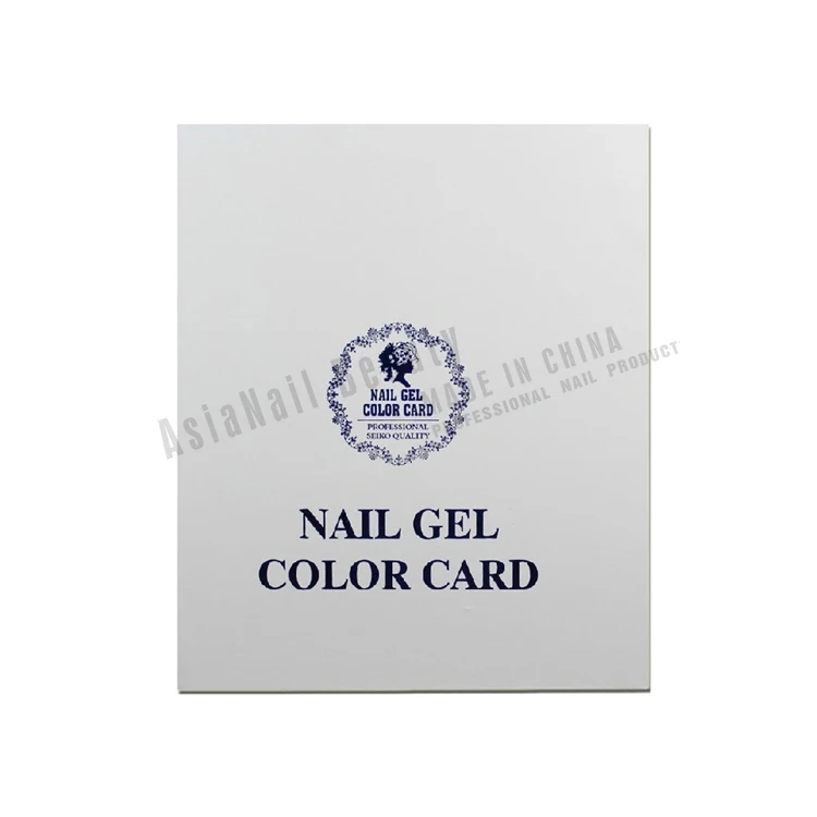 Asianail  120 color uv gel nail color chart book high-grade acrylic nail color display book