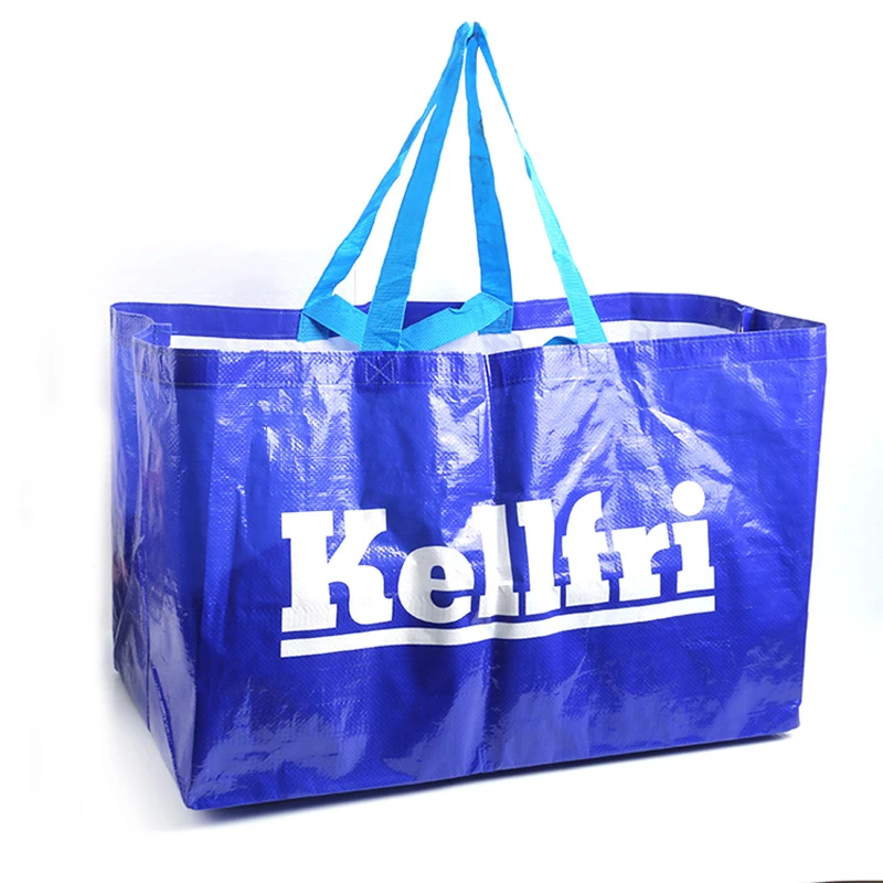 PP woven color printing plastic bag PP woven shopping bag wholesale customization Frakta	shopping storage bags