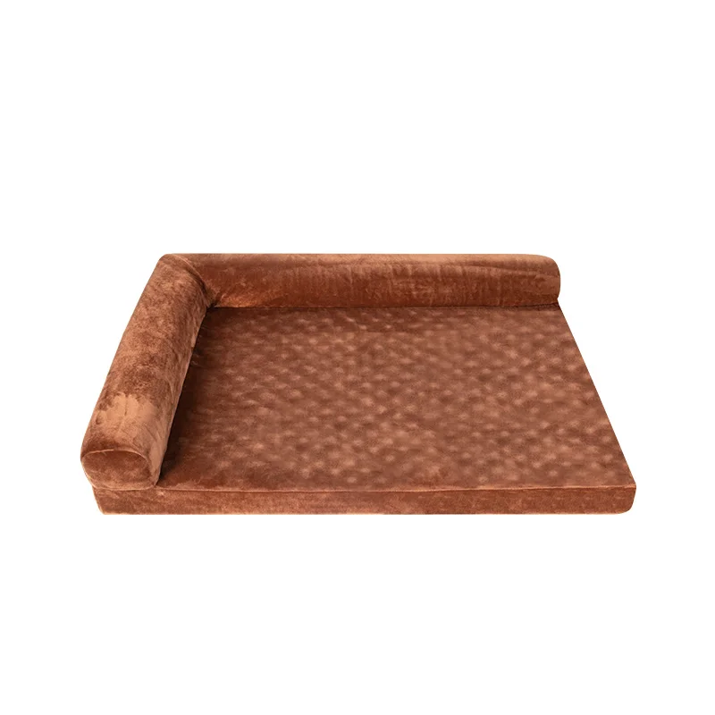 Wholesale Orthopedic Waterproof Luxury Large Pet Cat Dog Bed Square Washable Ultra Soft