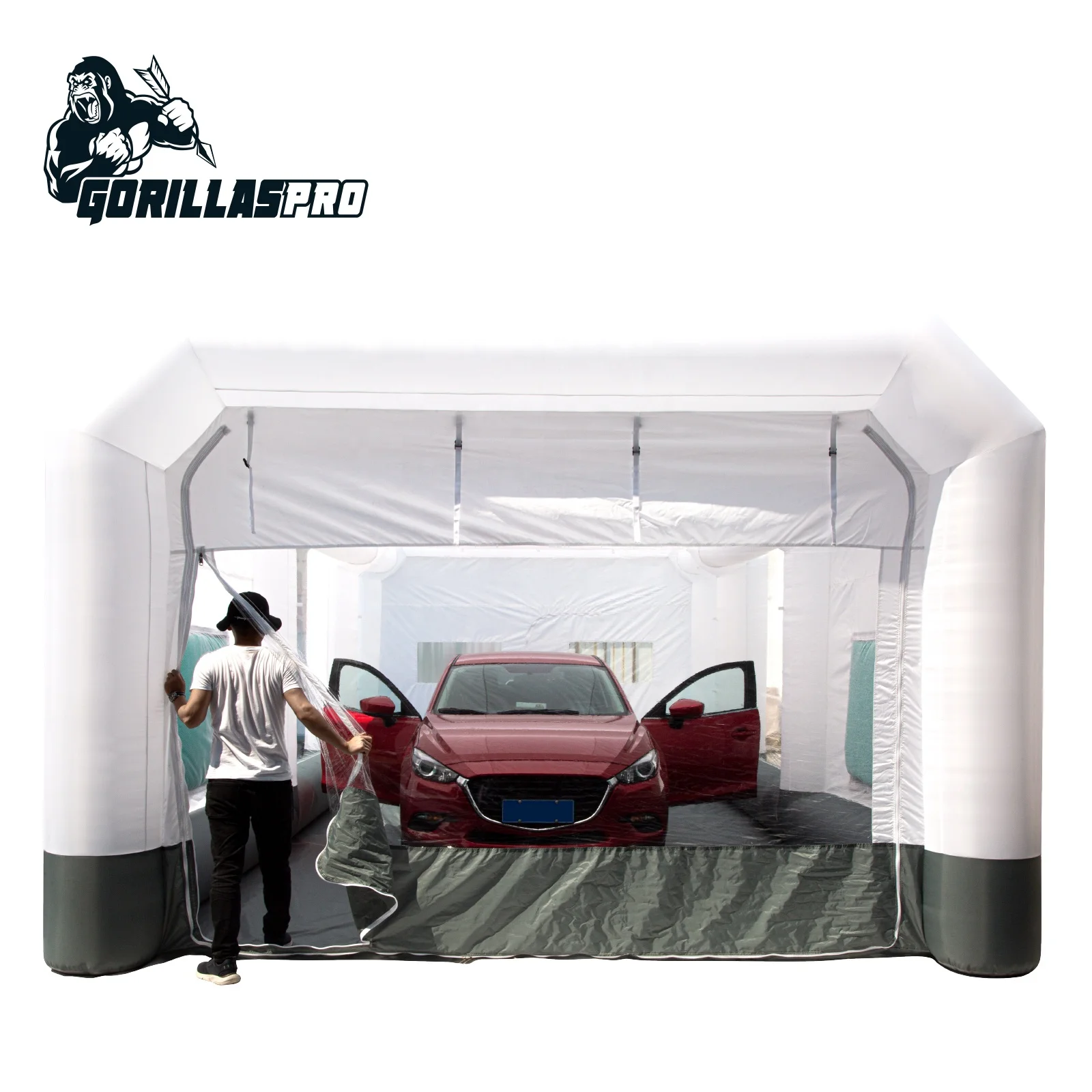 Лидер продаж надувная Автомобильная портативная покрасочная камера GORILLASPRO для самостоятельной покраски автомобилей