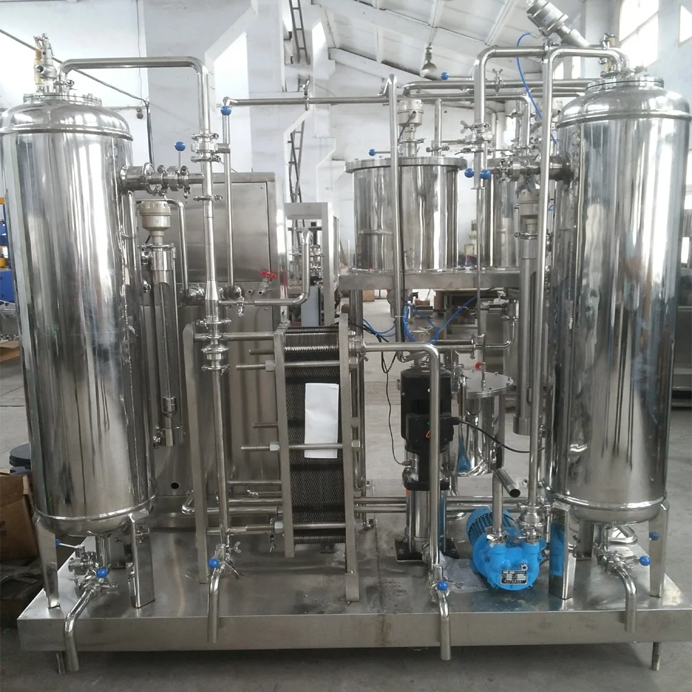 High CO2 Content Level Automatic Carbonated Drink/Beverage Mixing Carbonating Machine Mixer Carbonator