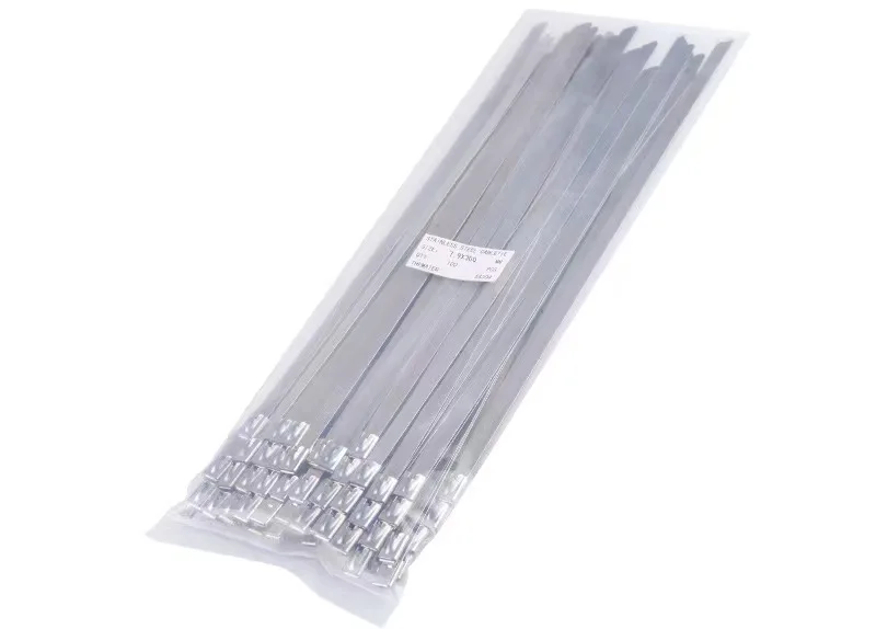 304 Stainless Steel Self-lock Cable Tie Adjustable Stainless Steel Cable Tie Steel Zip Tie