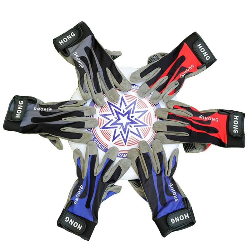 Customizable sports ultimate flying disc All finger gloves fast dry wear-resistant gloves flying saucer game