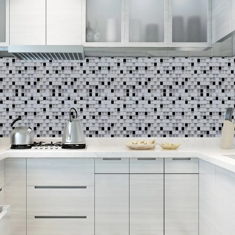 Quality Products Diy Wall Stickers 3D Water Resistance Wallpaper Mosaic For Sale