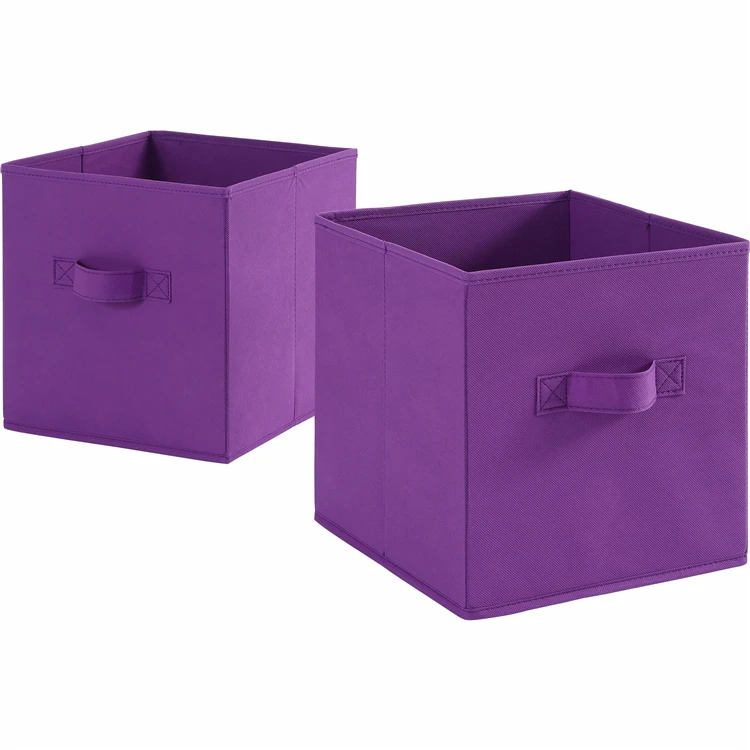 Pp Material Clothes Storage Basket Drawers Collapsible Laundry Bag