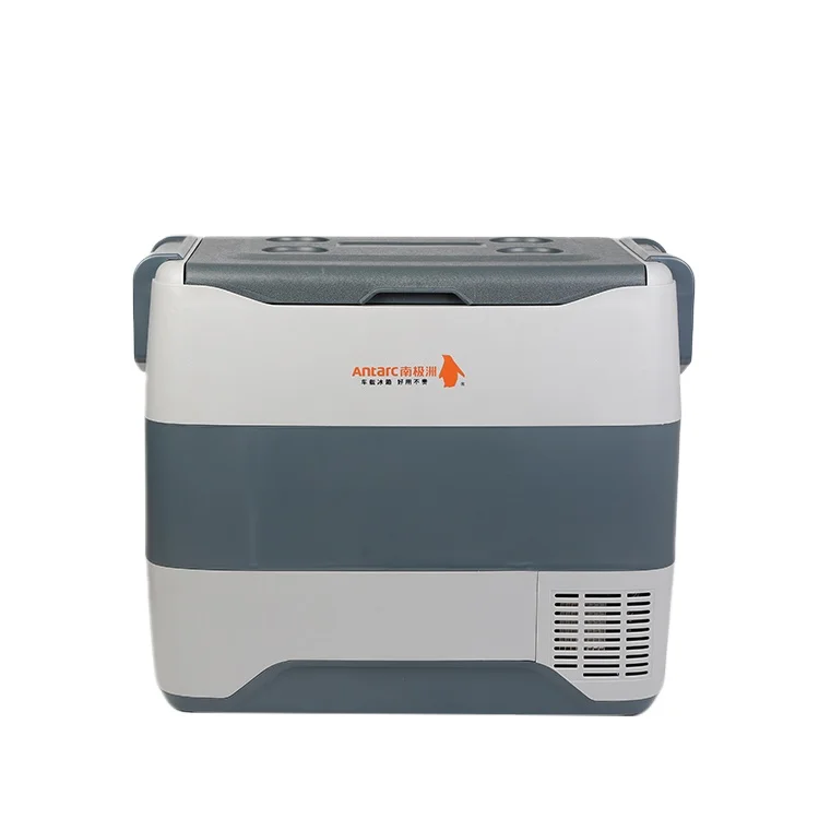 Hot sell 55L 12v 24v portable car fridge freezer with compressor best for camping