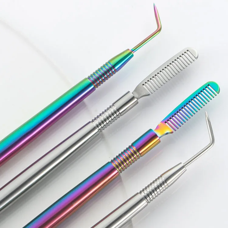 Beauty Eyelash Lift Perm Tool Stainless Steel Lash Separating Rods Eyelash Perm Lifting Stick