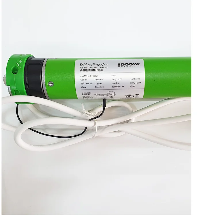 Hot selling tubular motor awning aluminum components motor for zip track roller blinds