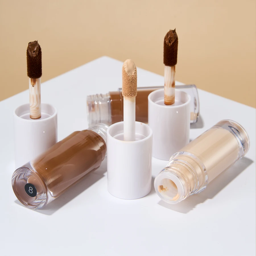 LOW MOQ Custom 8 Color Liquid Concealer Makeup Full Coverage Private Label Waterproof Foundation Concealer Pen SticK