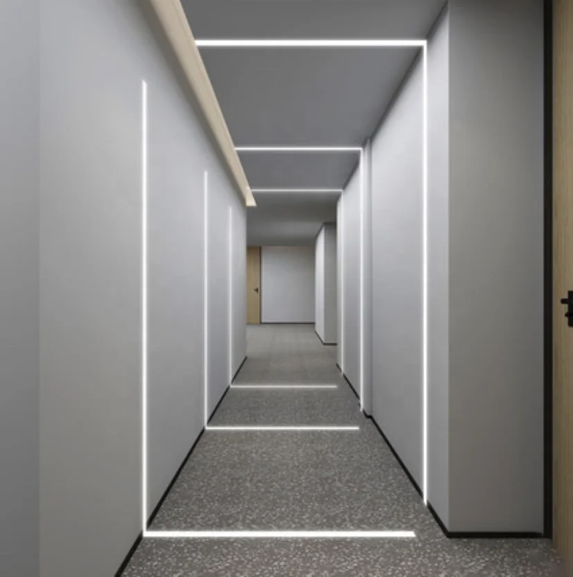 Креативное украшение Project, алюминиевый профиль, акриловая крышка, Светодиодная лента, линейный свет