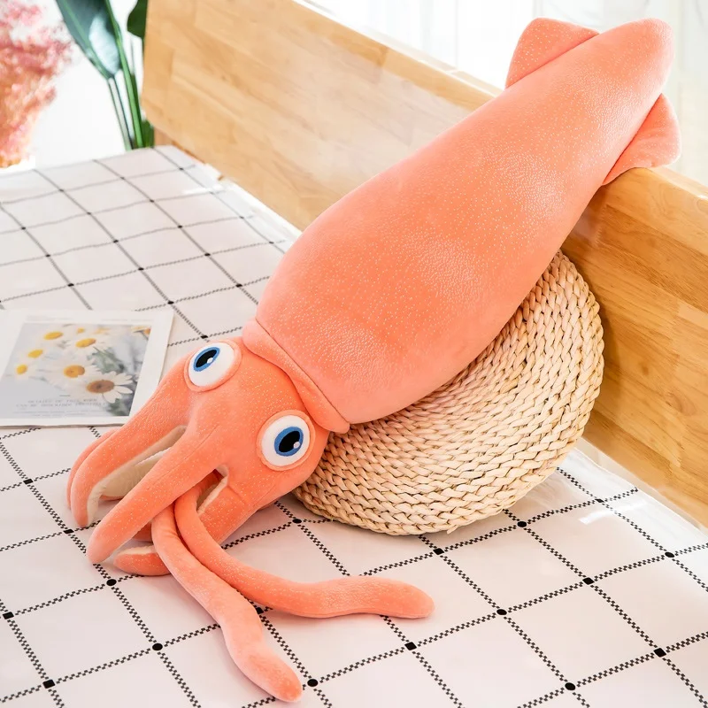 Animated Stuffed Sea Animals Funny Octopus Cute Giant Squid Plush Stuffed Animal Soft Toy for Kids
