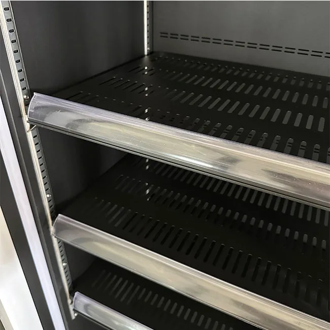 Factory Direct Sales New Type Supermarket refrigerated drinks 2 door vertical glass door freezer