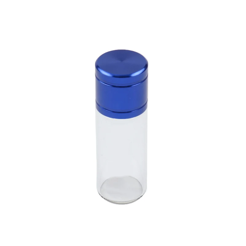 RGO0024 Factory Bulk Wholesale Cheap Mini Container Metal Lid With Retractable Spoon Transparent Glass Jar
