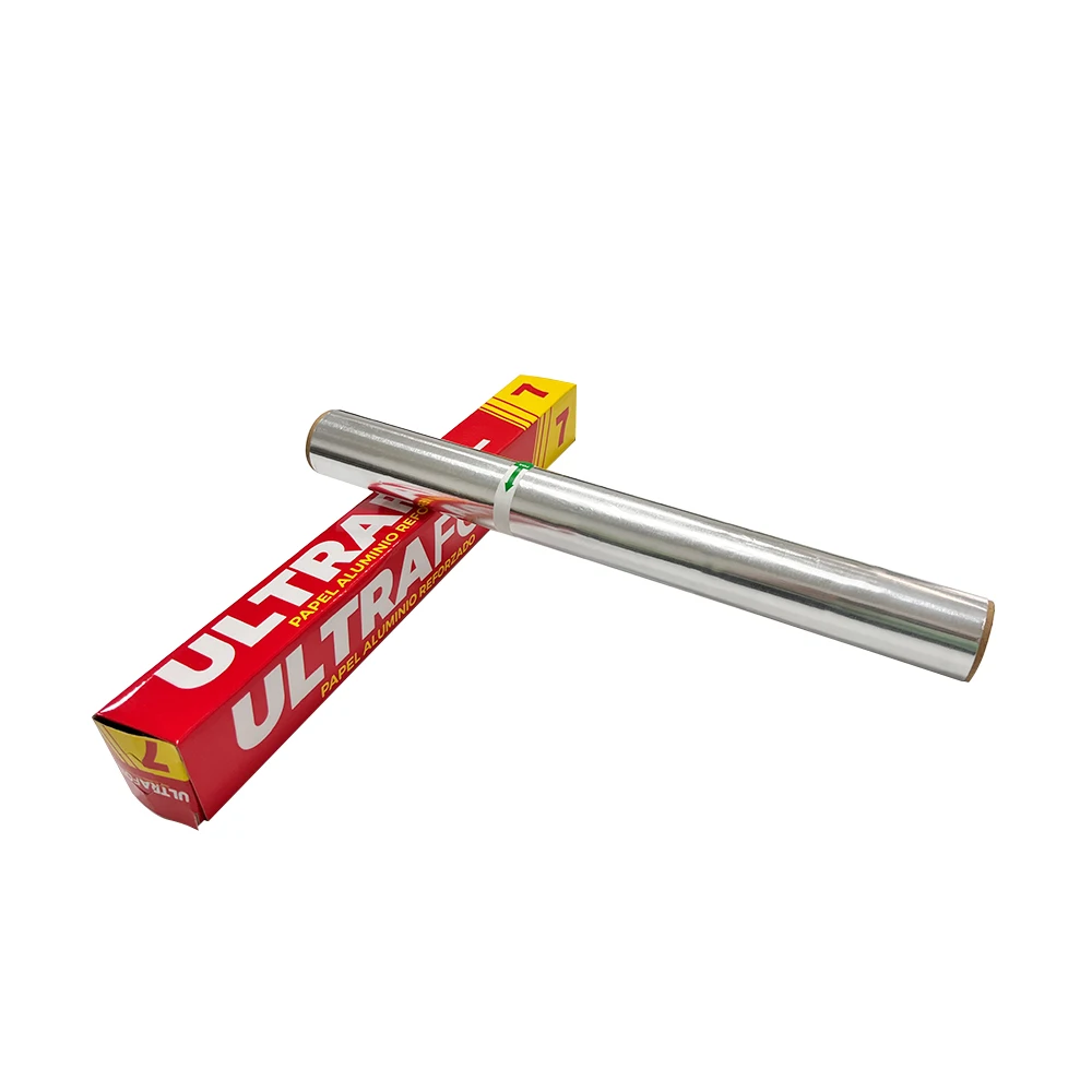 1235 8011 Recyclable Aluminum Foil In Rolls Disposable Food Packaging Aluminium Foil Roll For Grill