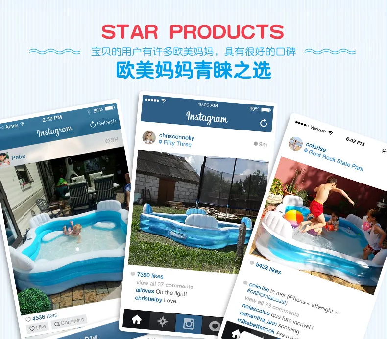 Intex Swim Center Family Lounge Pool 56475 Garden Ground Kids Fun Swimming Pool Inflatable Swim Pool