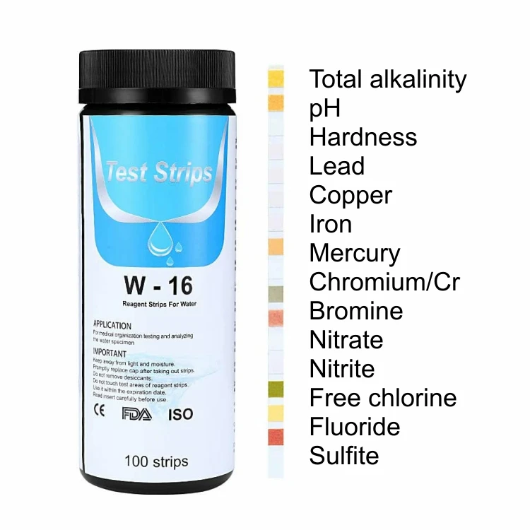 Amazon 16 in 1 Drinking Water Test Strip, Home  Water Quality Tester for Aquarium, Pool, Spa, Well & Tap Water