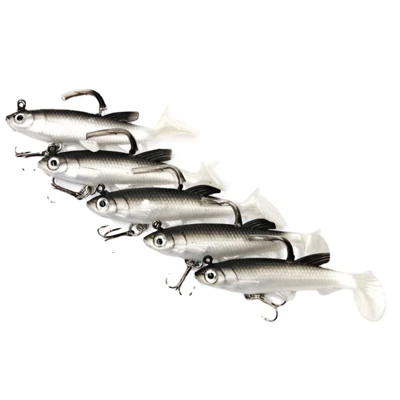Best Fishing Lures  Jointed minnow Wobblers ABS Body with Soft Tail Swim Baits soft lure for pike and bass