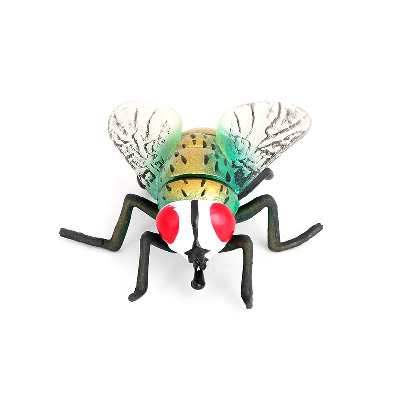 Wholesale Solid PVC Simulation Model Fly Bug Insect Figurines Animal Figurines Toys