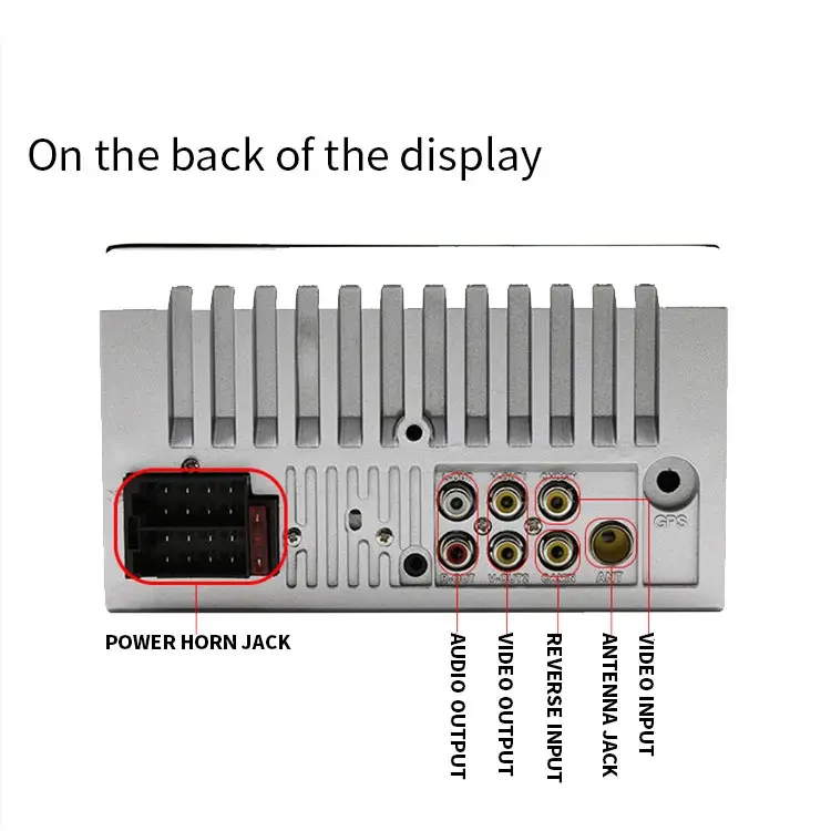 7inch auto electronic mp5 capacitive touch screen car monitor mp3 radio player build-in gps car-play