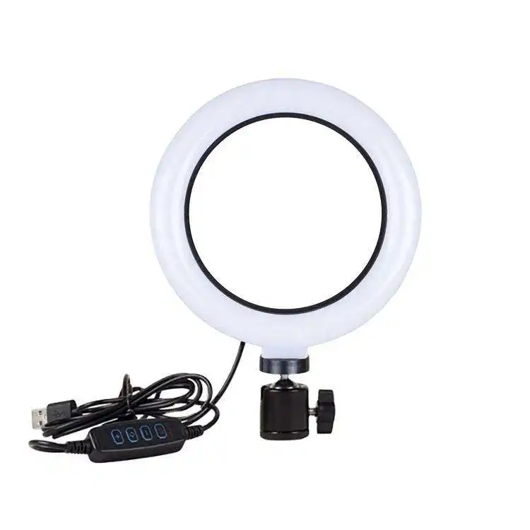 Manufacturer supplier 2023  new selfie led ring light multi-function 6 inch ring light