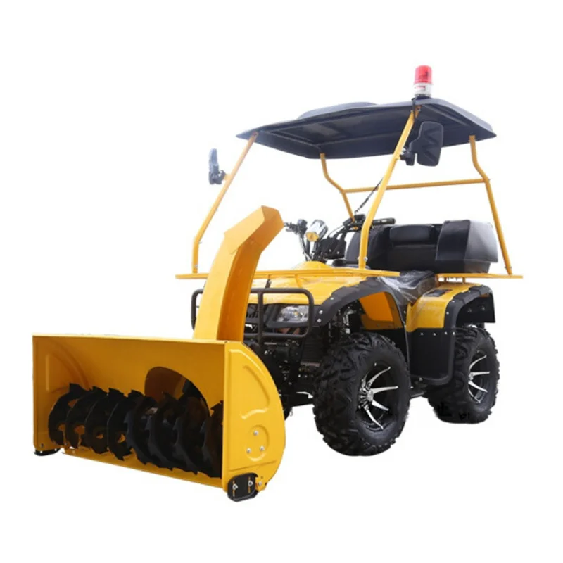 Yugong snow road sweeper skid steer loader snow plow