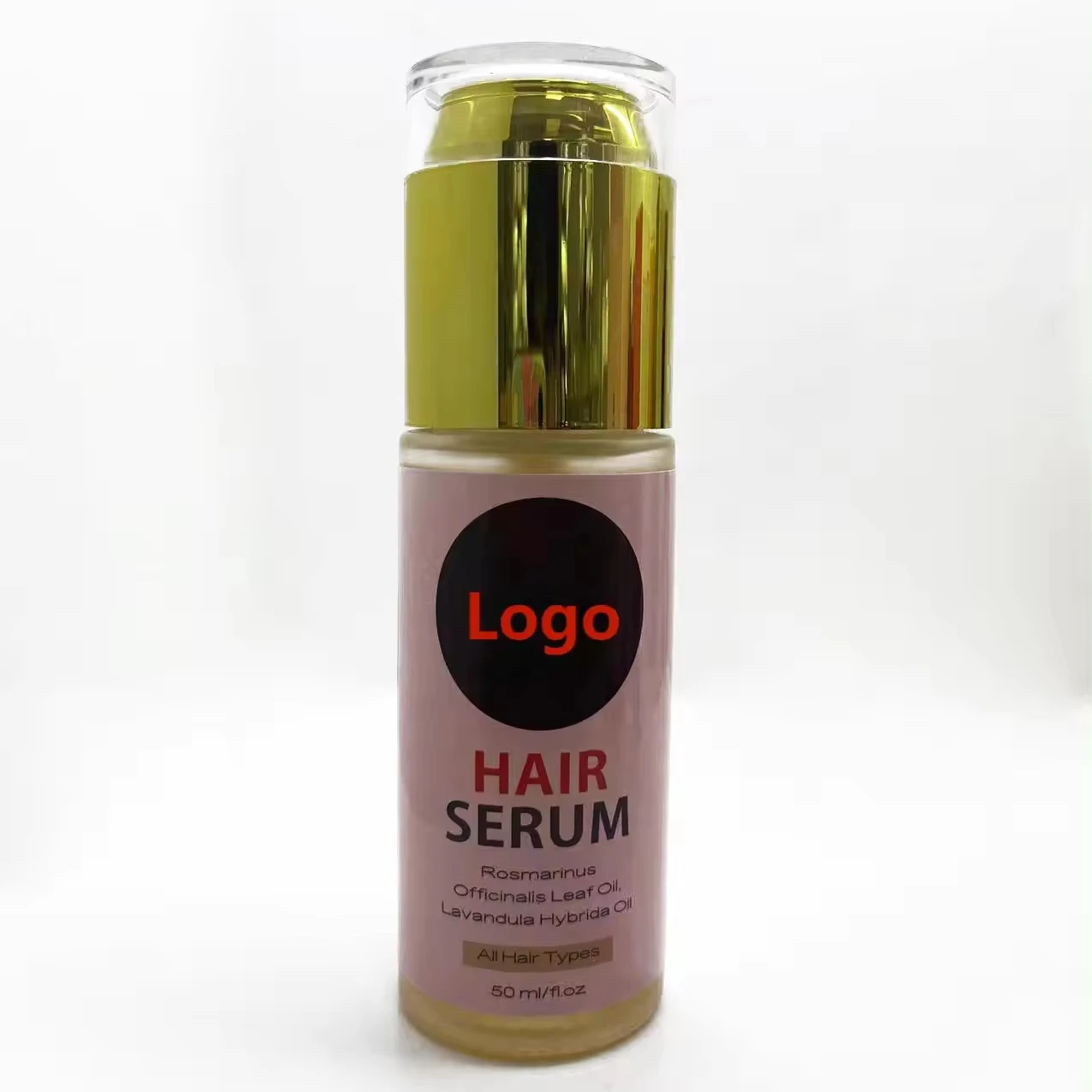 Private Label Hair Growth Serum for dry and frizzy hair natural smooth formula