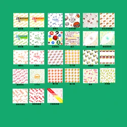 Custom Oil Proof Paper Wrapping Greaseproof Shawarma Food Grade Coating Paper