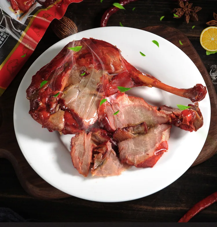 100g vacuum packed instant meat snack spicy duck leg dried meat snack