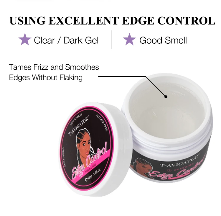 Wholesale Edge Control Customized Strong Hold Edge Control Private Label Vendor Edge Control Gel Extra Hold